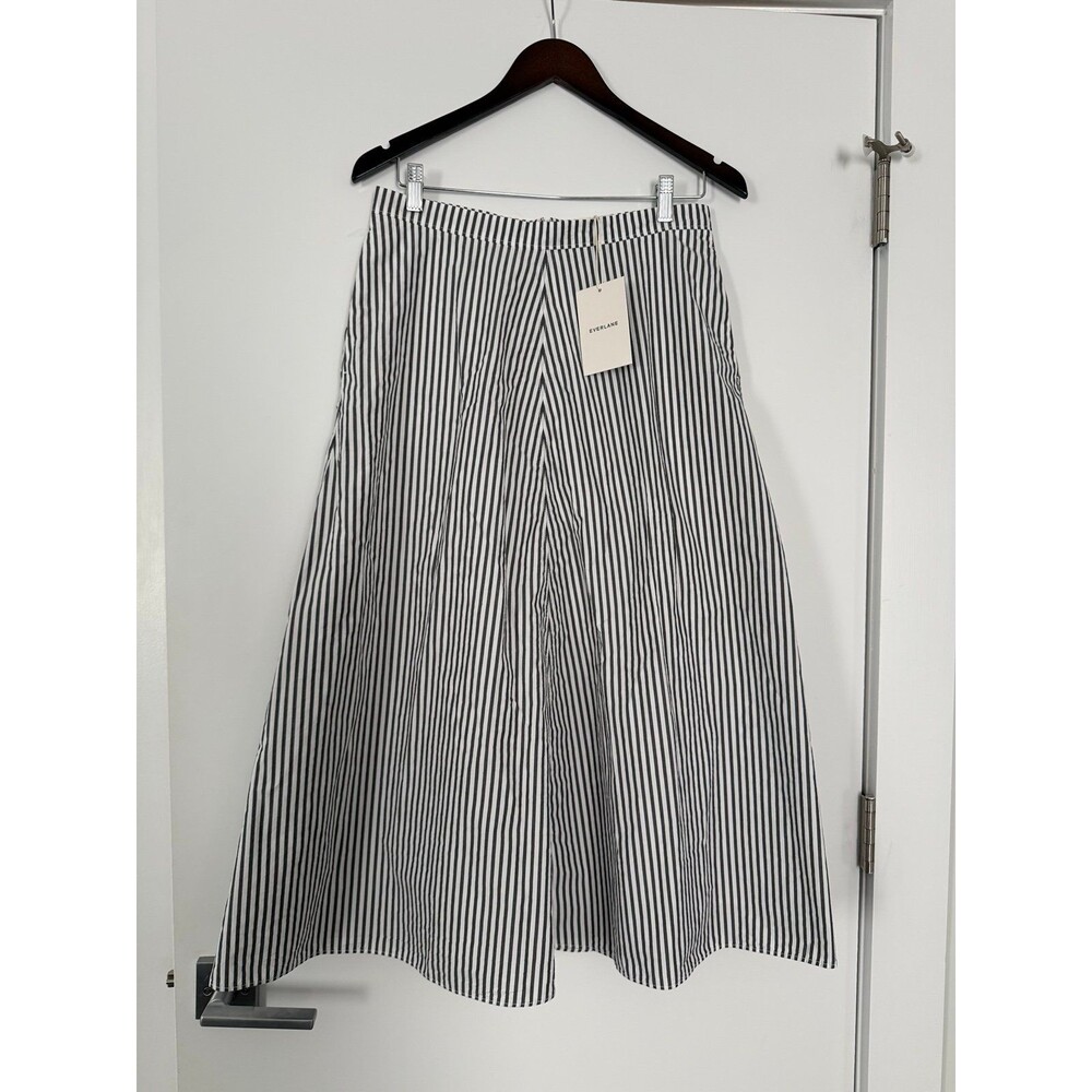 Everlane Striped Seamed Midi Skirt - Size 4 NWT